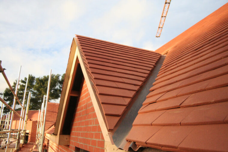 Red tile roofs