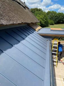 Flat roof single ply