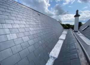 Slate Roof Leamington Spa with Lead Gullys